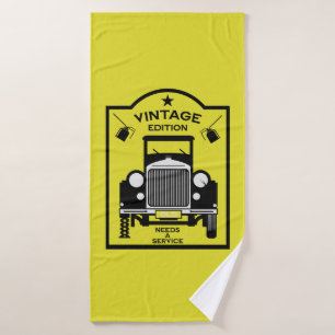 Sexagenarian Happy Birthday Over The Hill Bath Towel