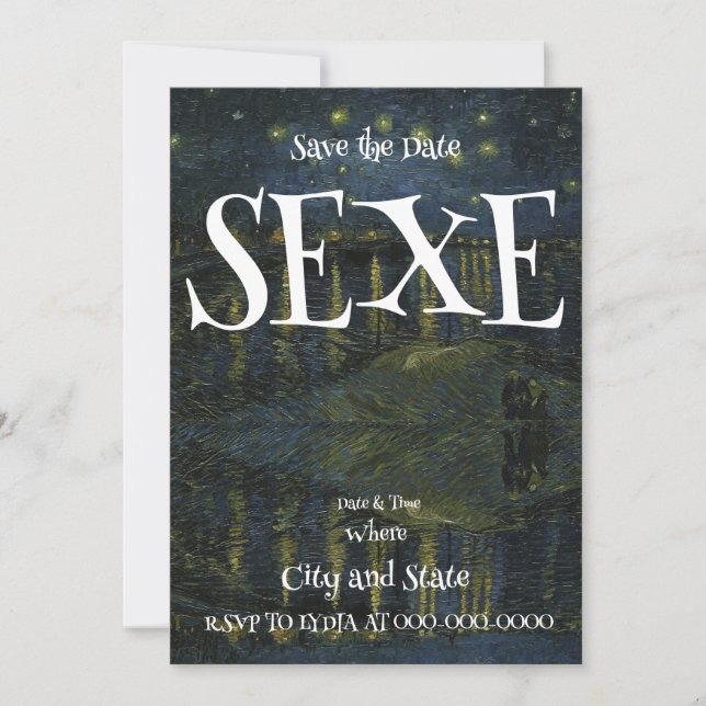 SEXE INVITATION (Front)