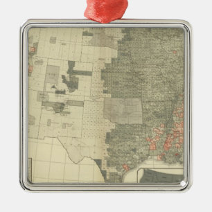 Sexes by counties metal tree decoration