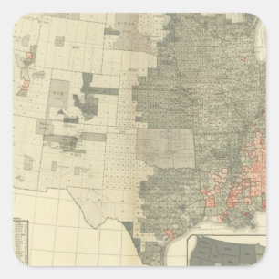 Sexes by counties square sticker