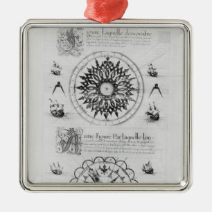 Sextant Metal Ornament