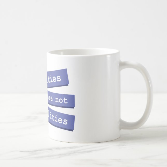 Sexualities Are Not Personalities Mug 001 (Right)