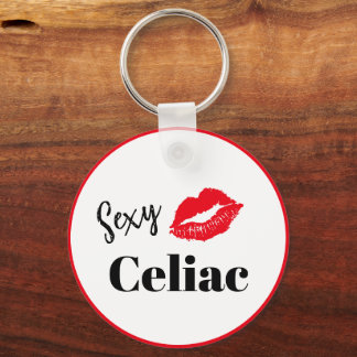 Sexy Celiac Fun Key Ring