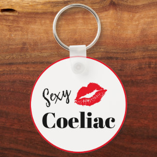 Sexy Coeliac Fun Key Ring