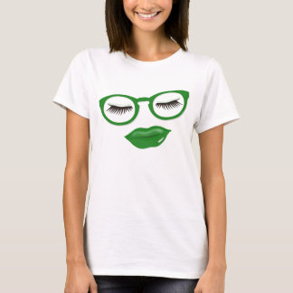 Sexy Green Glasses T-Shirt