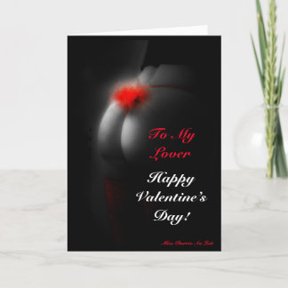 Sexy Happy Valentine's Day Card for Him, Lover
