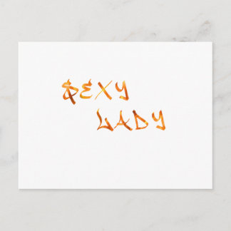 Sexy Lady Postcard