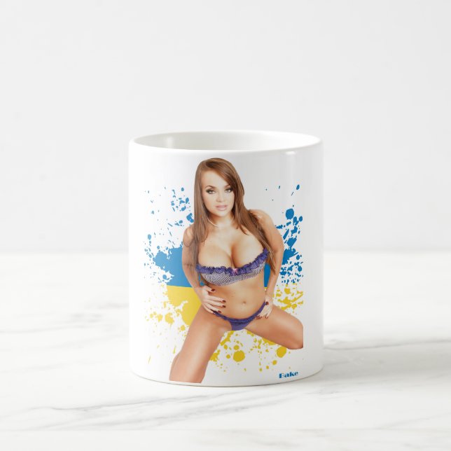 Sexy Pinup girl coffee mug (Center)