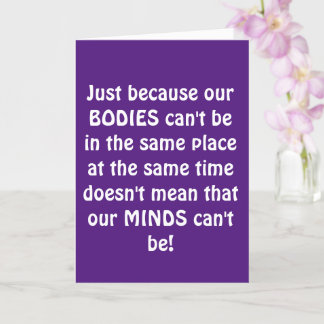 Sexy Quarantine MISS YOU Card