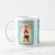 Sexy Retro Pinup Girl Garage Man Cave Coffee Mug
