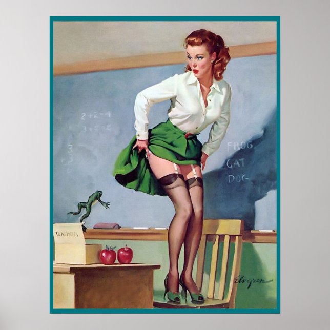 Sexy teacher poster (Front)