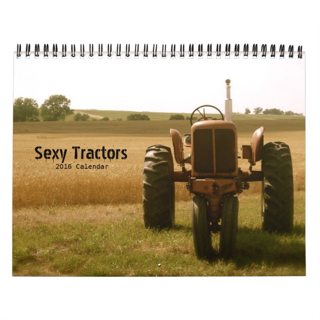 "Sexy" Tractor Calendar: Customise Year Calendar (Cover)