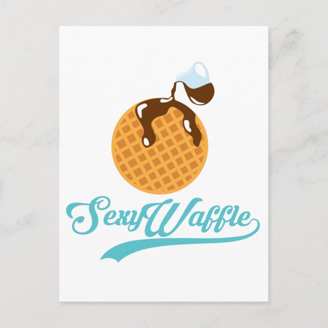 Sexy Waffle Poster Postcard (Front)
