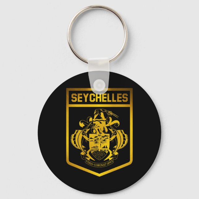 Seychelles Emblem Key Ring (Front)