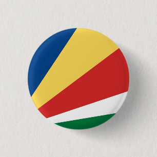 Seychelles Flag 3 Cm Round Badge