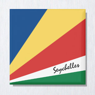 Seychelles flag & Africa holiday/sports fans Magnet