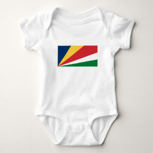 Seychelles Flag Baby Bodysuit