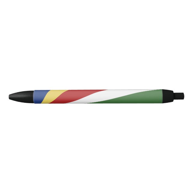 Seychelles flag black ink pen (Front)