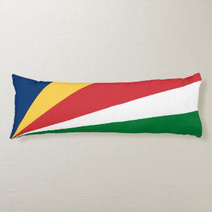 Seychelles Flag Body Cushion
