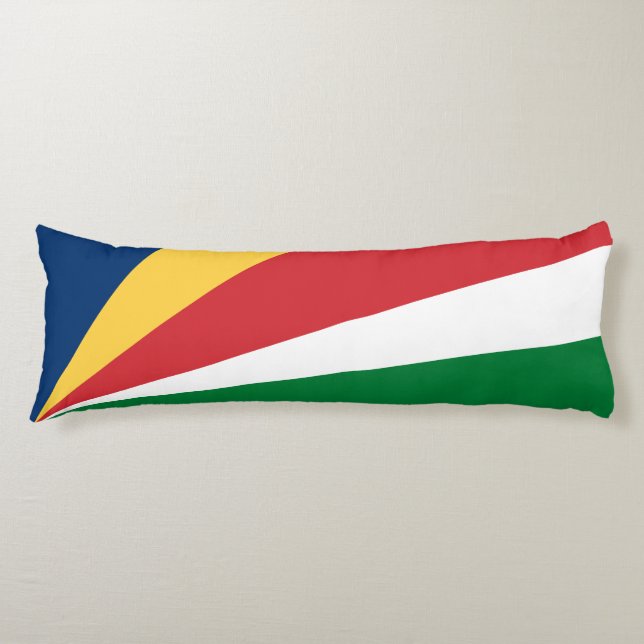 Seychelles Flag Body Cushion (Front)