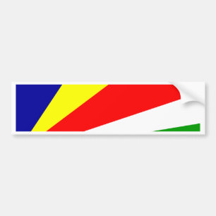 Seychelles Flag Bumper Sticker