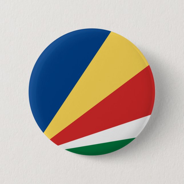 Seychelles Flag Button (Front)