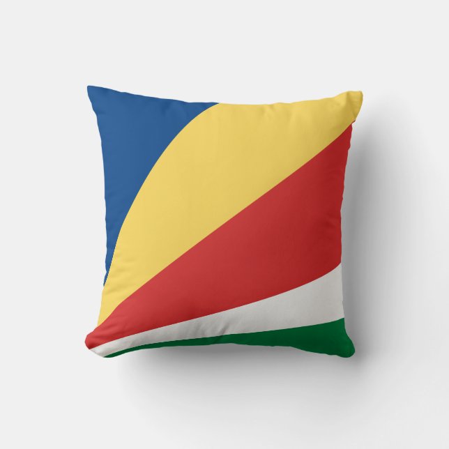Seychelles Flag Cushion (Front)