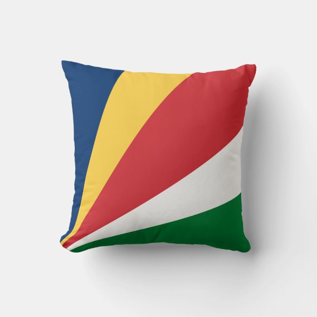 Seychelles Flag Cushion (Front)
