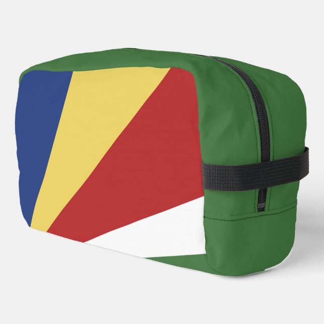 Seychelles flag dopp kit (Left Corner)