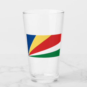 Seychelles Flag Glass