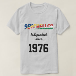 Seychelles Flag Independence Celebration T-Shirt
