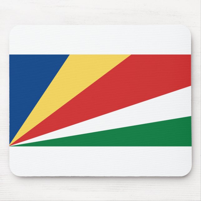 Seychelles Flag Mouse Pad (Front)