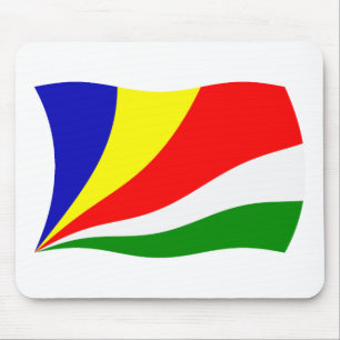 Seychelles Flag Mousepad