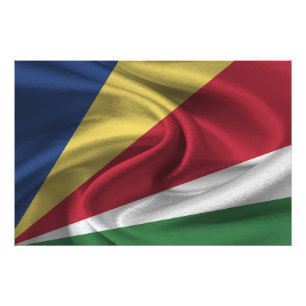 Seychelles Flag Photo Print