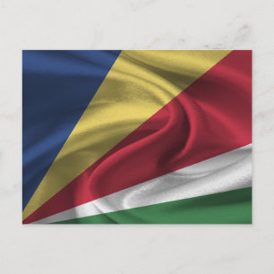 Seychelles Flag Postcard