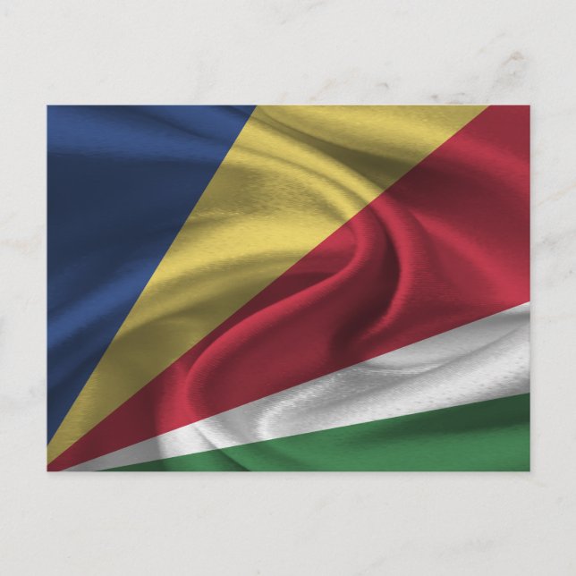 Seychelles Flag Postcard (Front)