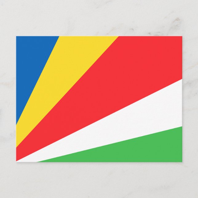 Seychelles Flag Postcard (Front)
