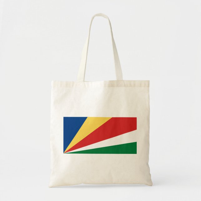 Seychelles Flag Tote Bag (Front)