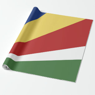 Seychelles flag wrapping paper