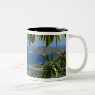 Seychelles, Island of Mahe. Western coast of Two-Tone Coffee Mug