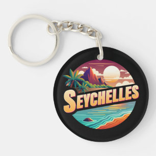 Seychelles Islands Indian Ocean Key Ring
