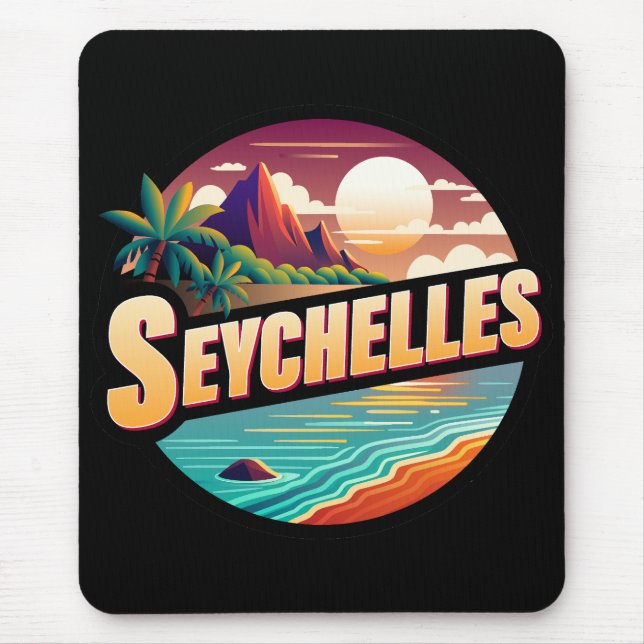Seychelles Islands Indian Ocean Mouse Pad (Front)