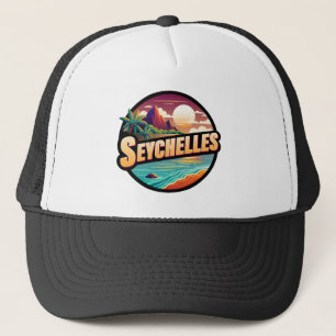 Seychelles Islands Indian Ocean Trucker Hat