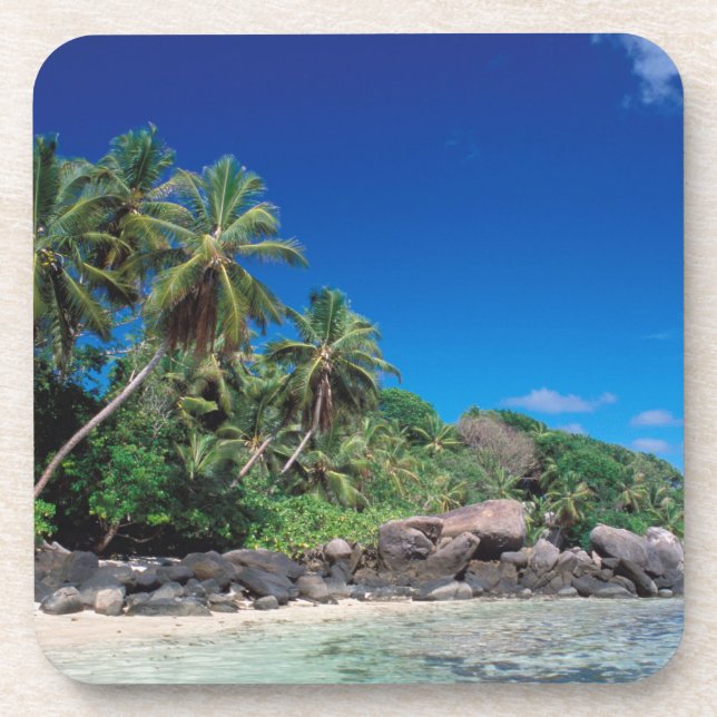 Seychelles, Mahe Island, Anse Royale Beach. 2 Coaster (Front)
