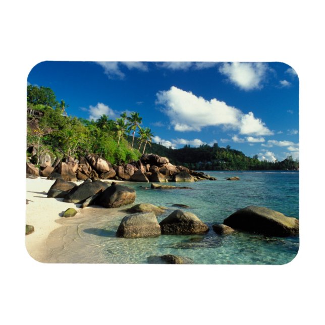 Seychelles, Mahe Island, Anse Royale Beach. 3 Magnet (Horizontal)