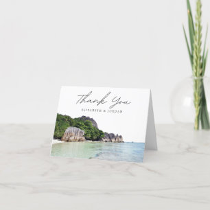Seychelles Photo Blank Thank You Card