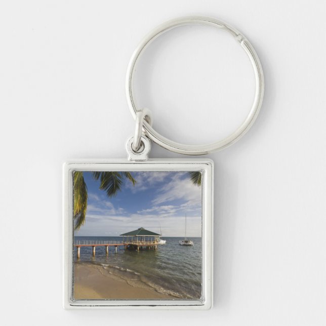 Seychelles, Praslin Island, Anse Bois de Rose, Key Ring (Front)