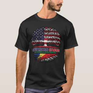 Seychelles Seychellois American USA Tree Roots T-Shirt