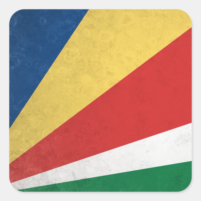Seychelles Square Sticker (Front)