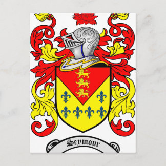 seymour coat of arms postcard